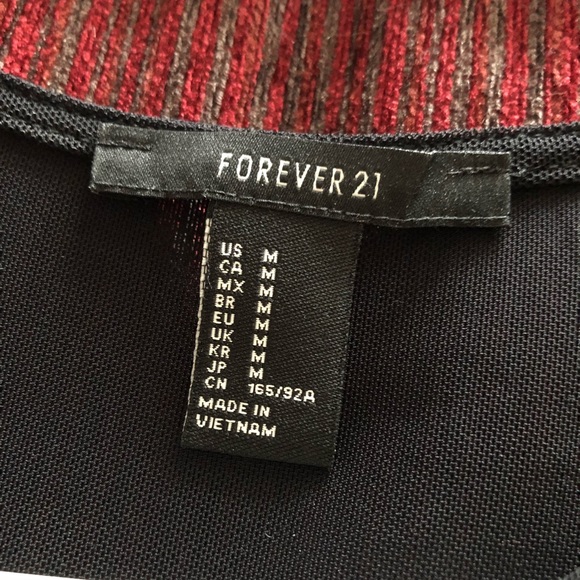 forever 21 mesh t-shirt dress with slip dress - Picture 4 of 4